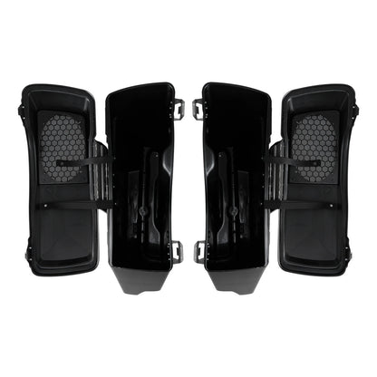 5" Stretched Saddlebags Speaker Lids Bracket for Harley Softail (1984–2017)