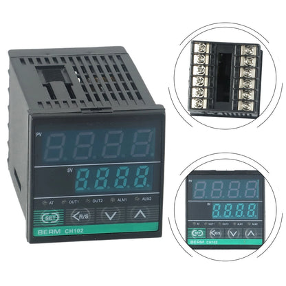 Intelligent Thermostat CH102 RelaySSR Digital Temperature Control