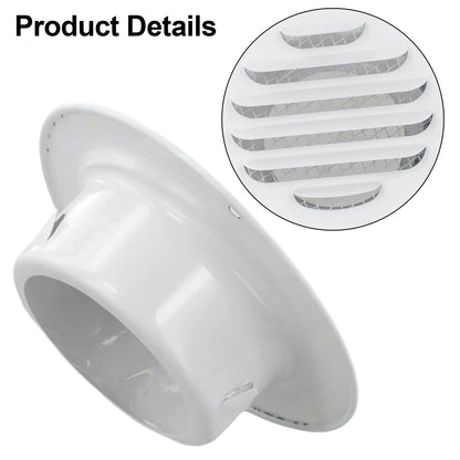 70mm to 200mm Stainless Steel Round Vent Grille for Wall Mount Exhaust Vent