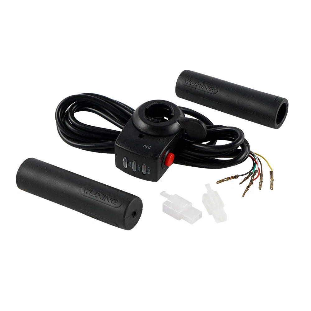 Throttle Thumb Grip 6 Pin for Electric E-Scooter E-Bike E-Motorcycle (24V)