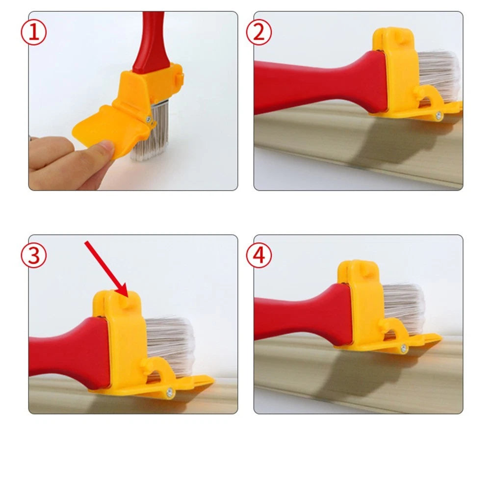 Multifunctional Brush Tool for Edges and Trim