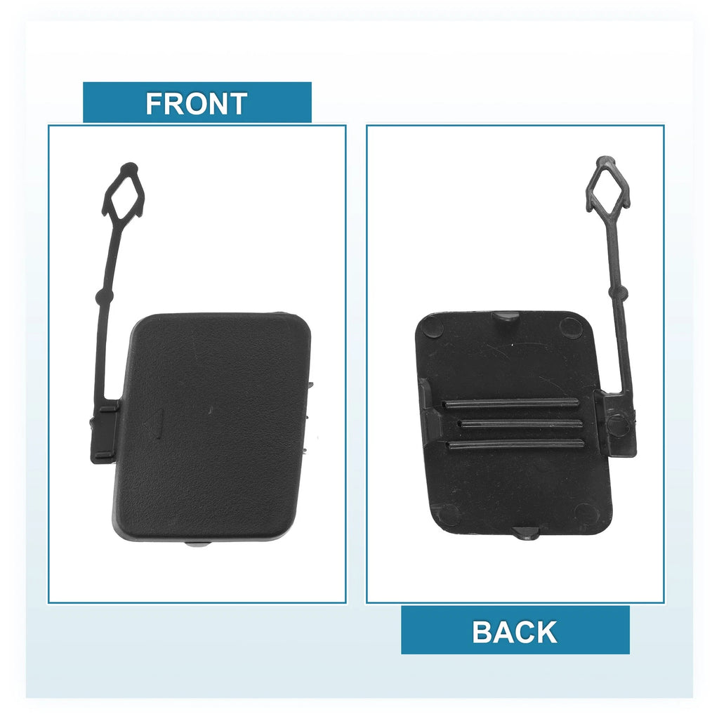 Rear Bumper Tow Hook Cover Pair Replacement for BMW X5 (2007–2013)