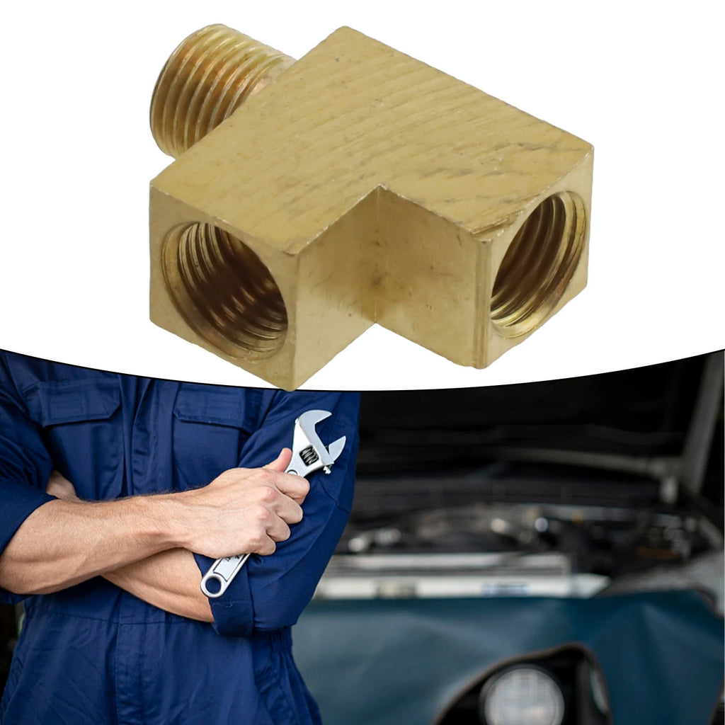 Brass Angle Adapter for Oil Pressure Sensor M10x1mm