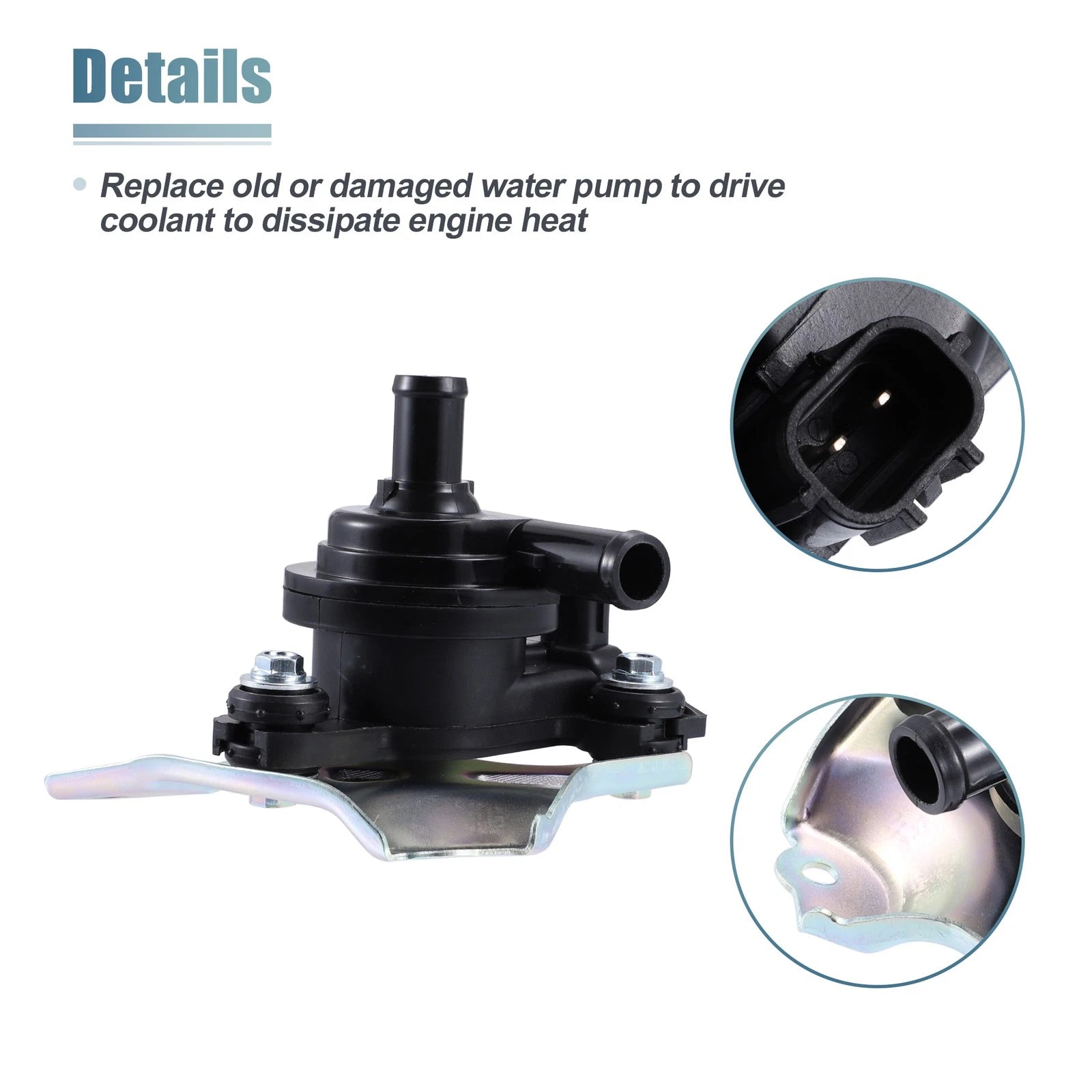 Engine Water Pump with Bracket Replacement for Toyota Prius (2004–2009)