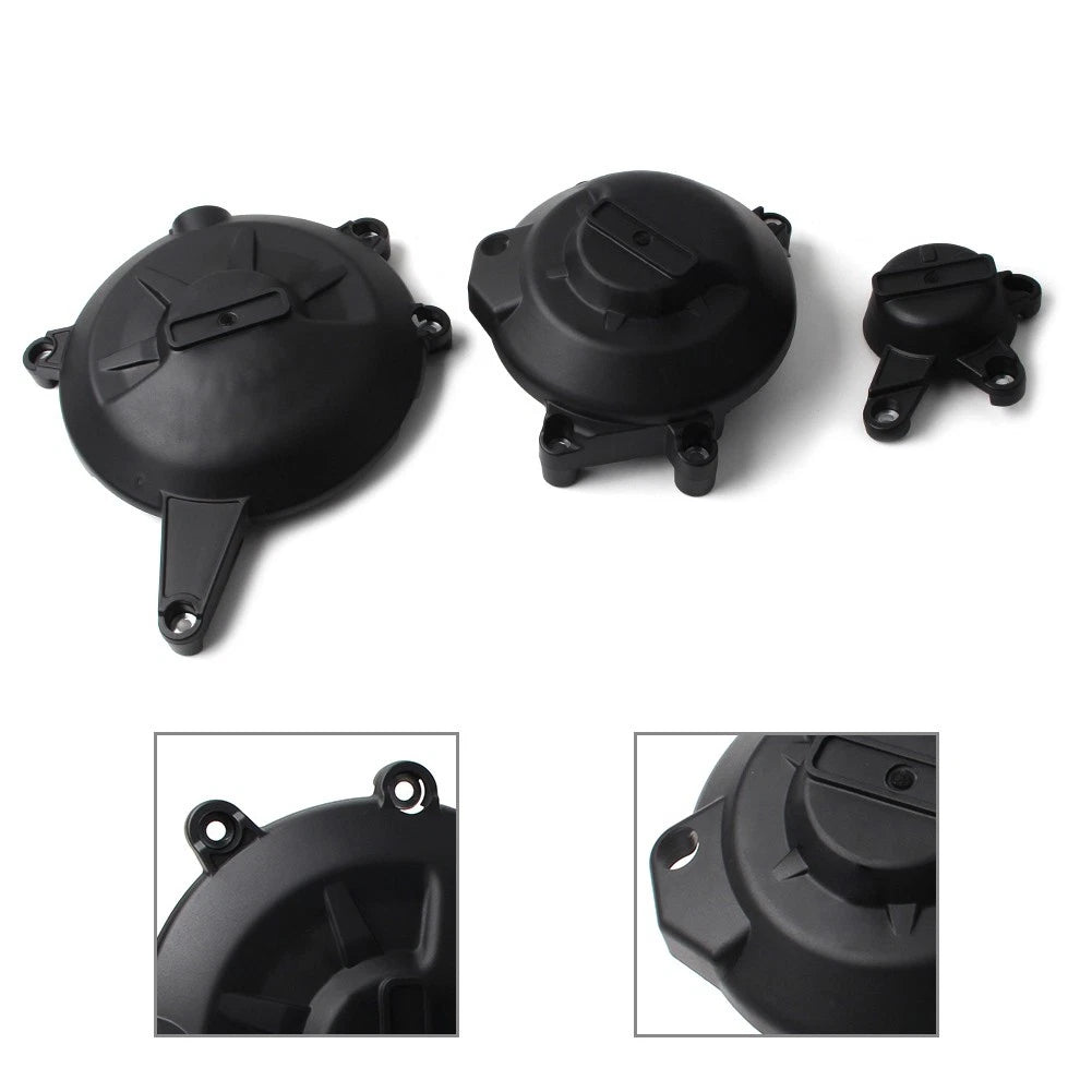 Engine Case Cover Slider Protector Set for Kawasaki Z650 (2017–2020)