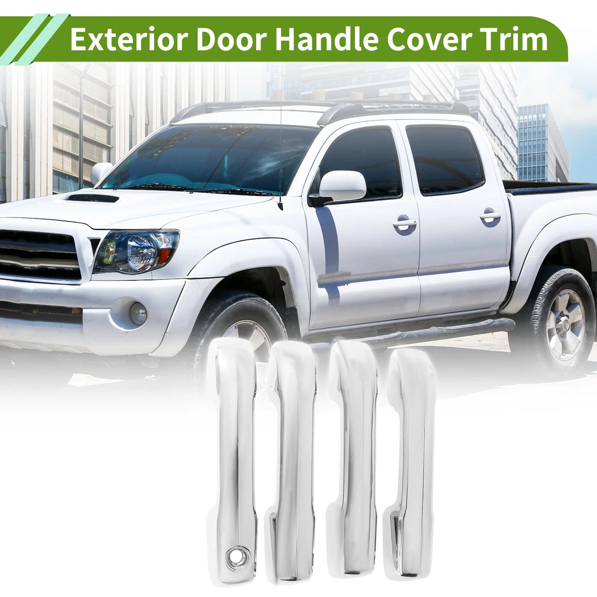 Exterior Door Handle Cover Trim ABS Replacement for Toyota Tacoma (2024–2025)
