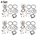Set of 4 Carburetor Rebuild Kits for B&S 498260 492495 796611 493640