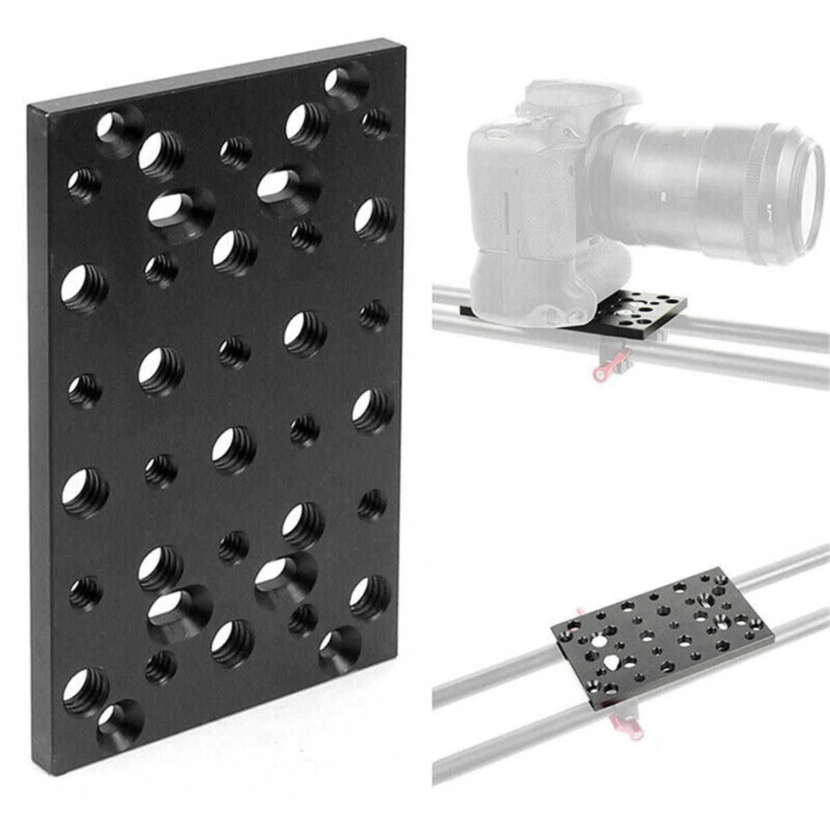 Camera Mounting Plate for SLR (1/4, 3/8)