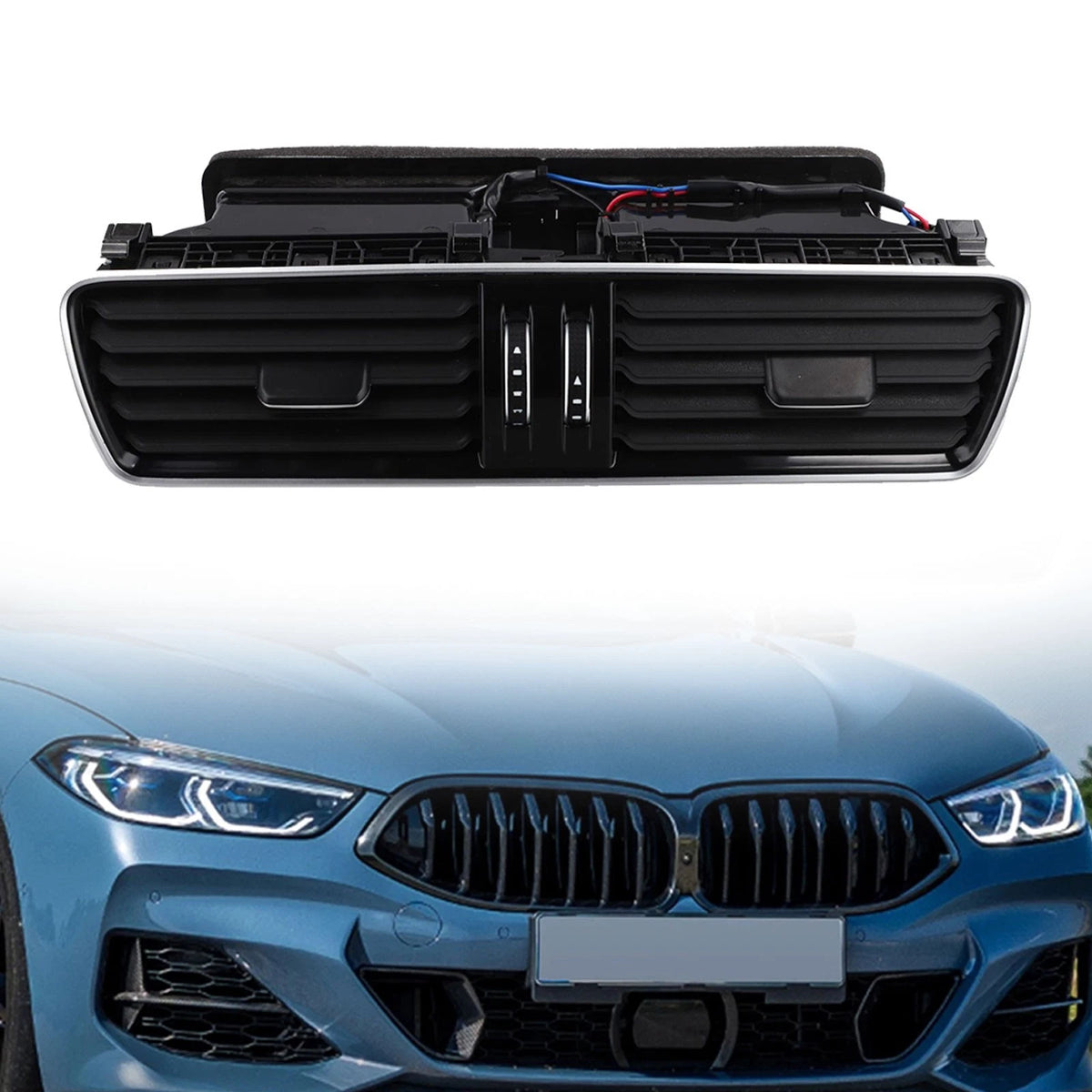 Replacement Black Center Dash Air Vent Panel for Passat 2006 to 2014 Models