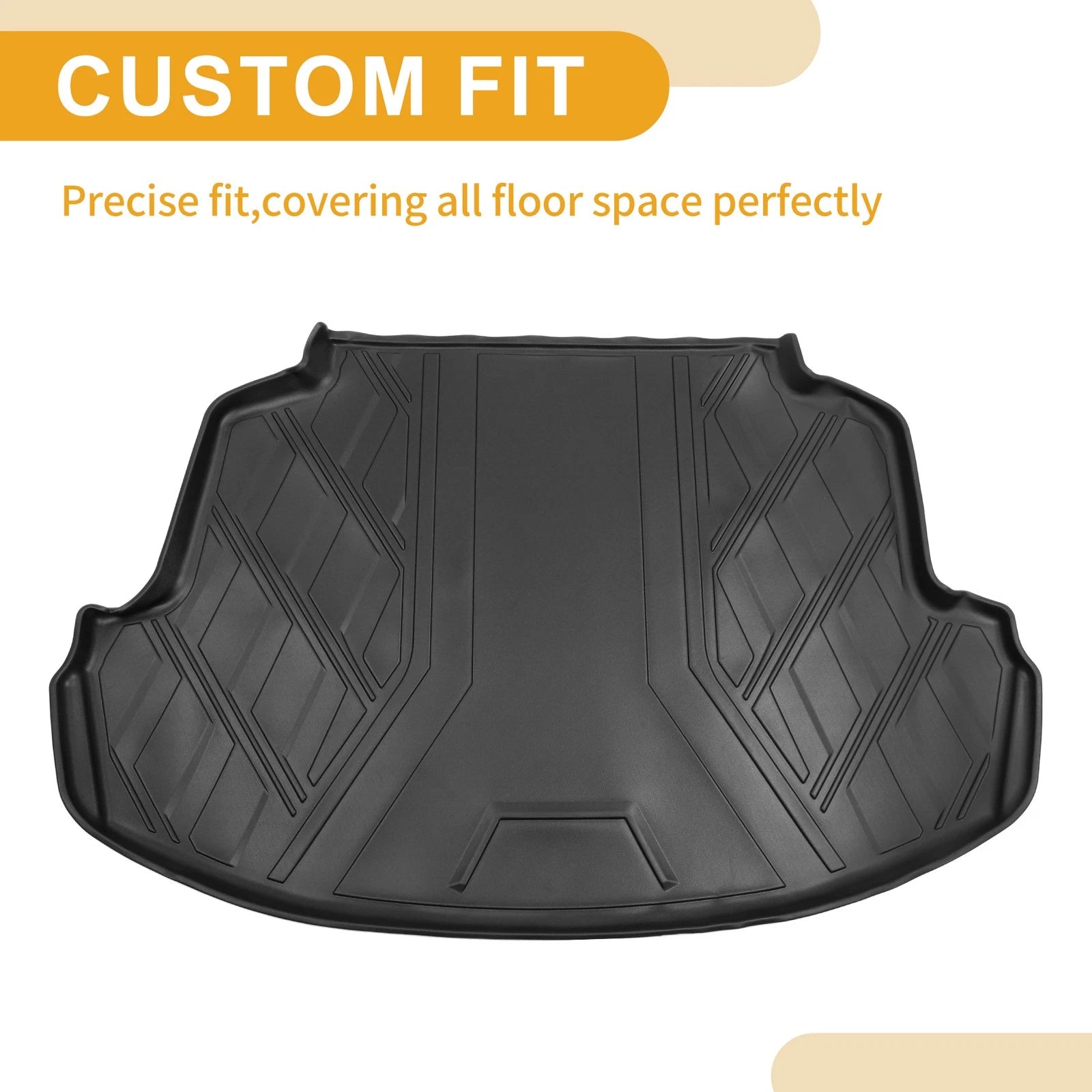 Cargo Liner Rear Trunk Mat for Toyota Corolla 2014–2019 TPE Diamond Pattern