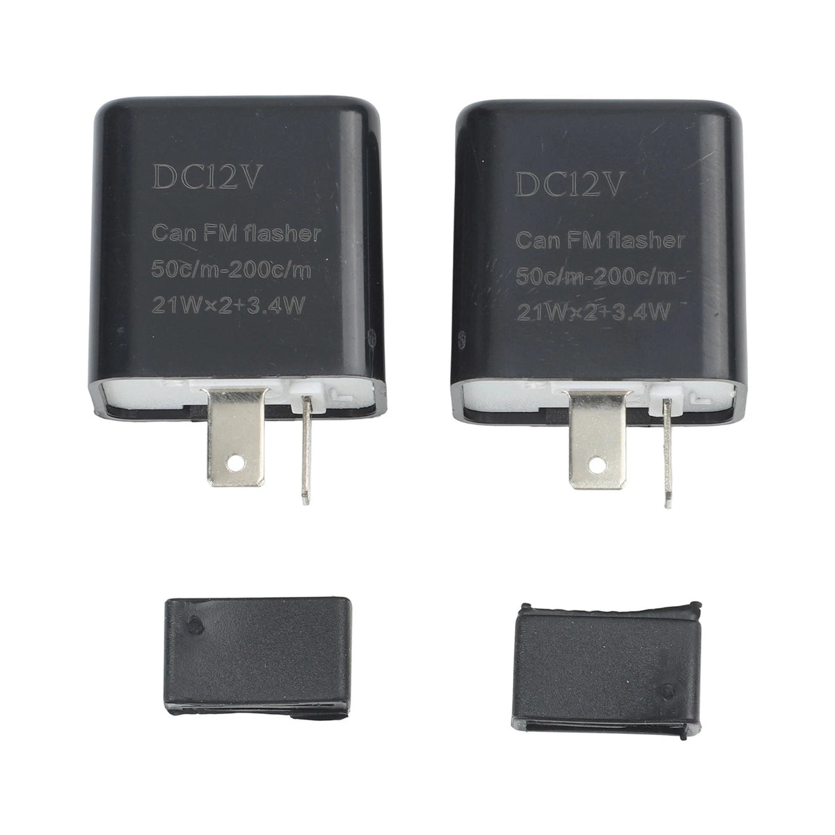 12V Motorcycle Turn Signal Indicator Relay Adjustable Speed for Various Brands