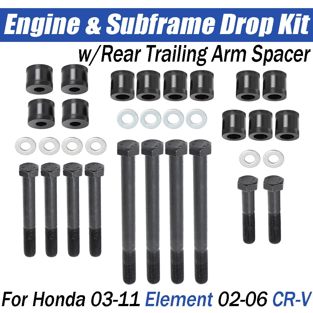 Engine and Subframe Drop Kit for Honda Element CR-V (2003–2011, 2002–2006)