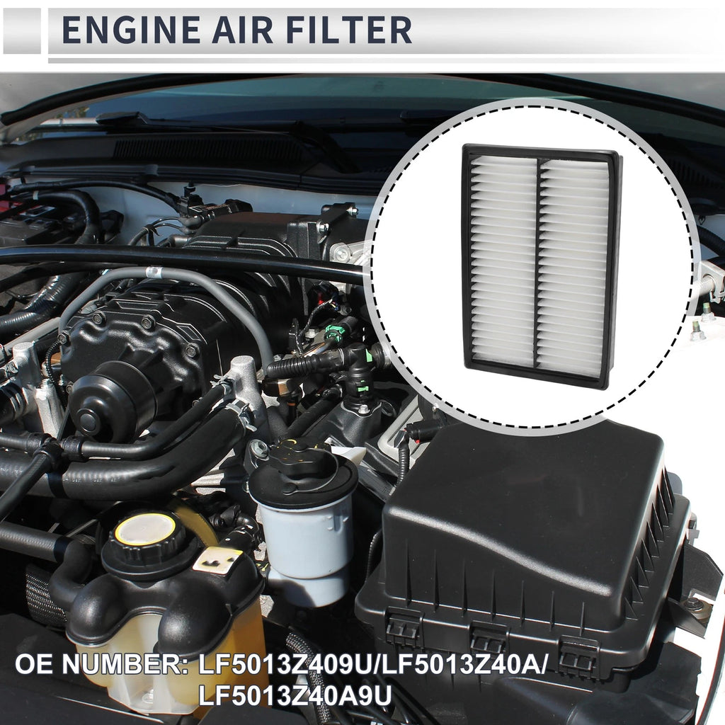 Car Engine Air Filter No.LF5013Z40A for Mazda 3 (2005–2013)