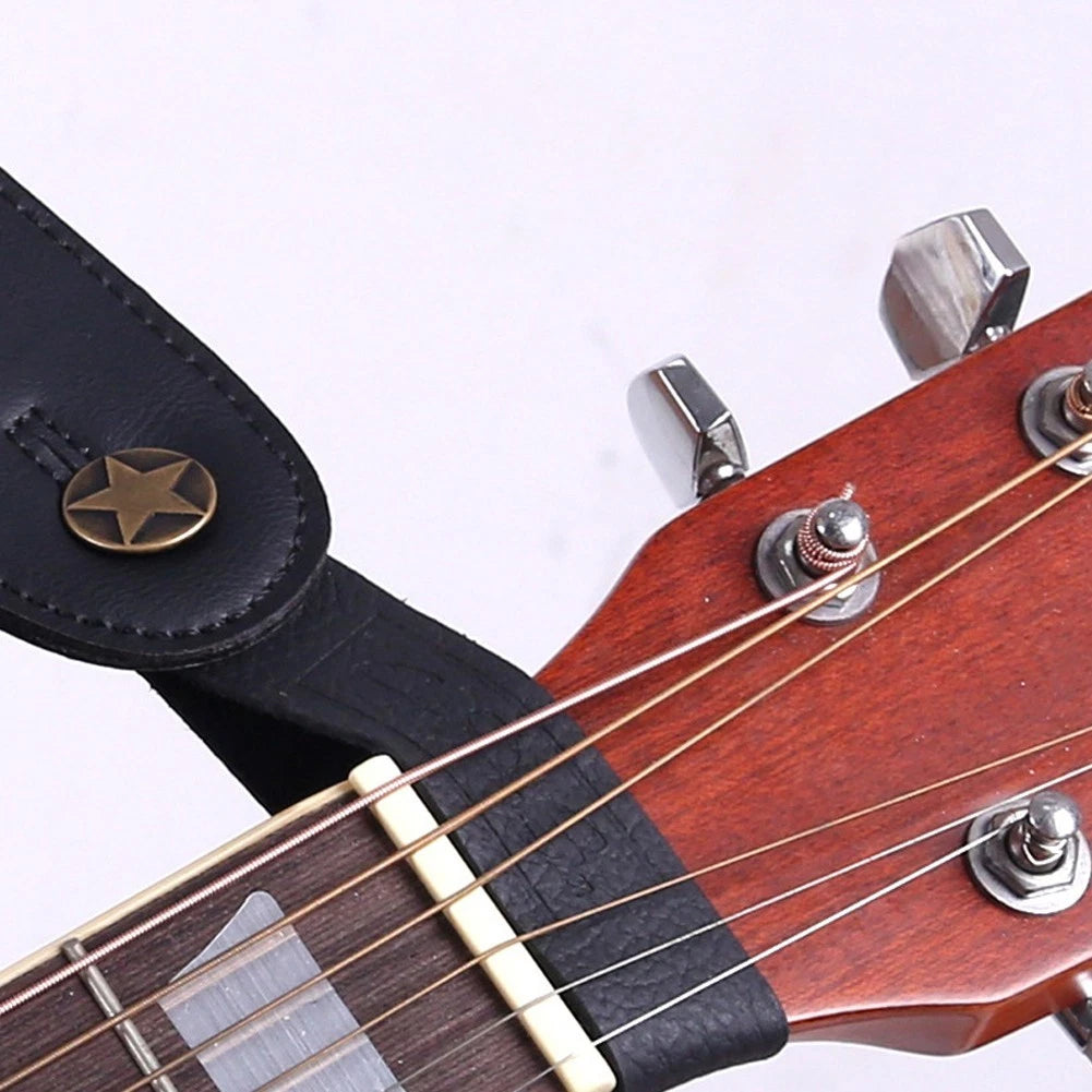 Guitar Neck Strap for Electric Guitars (20.5cm x 2.3cm) Black