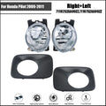 Fog Lights with Bezel for Honda Pilot (2009–2011) Halogen