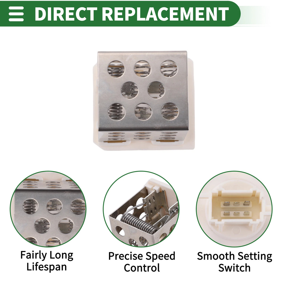 HVAC Blower Motor Resistor No. 6450NX for Peugeot 206 (2000–2012)