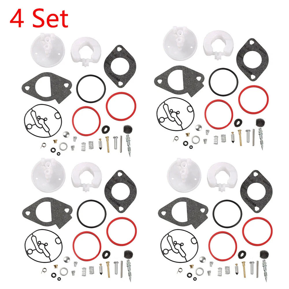 Set of 4 Carburetor Overhaul Kits for Briggs & Stratton Nikki (796184)