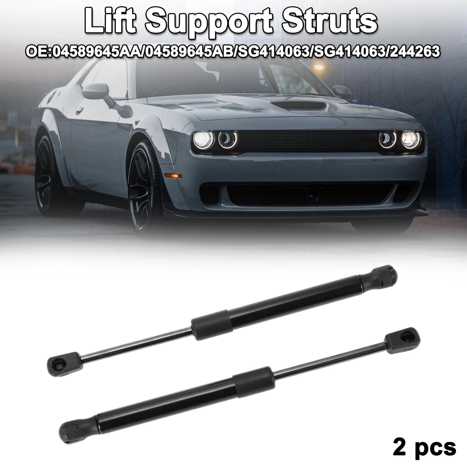 Tailgate Lift Supports Struts Upgrade for Dodge Challenger (2008–2021)