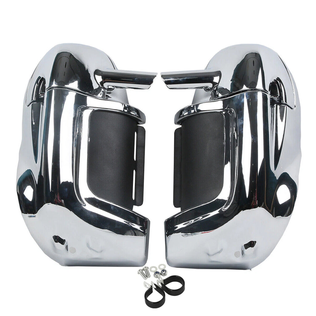 Chrome Lower Vented Leg Fairings for Harley Electra Glide (1983–2013)