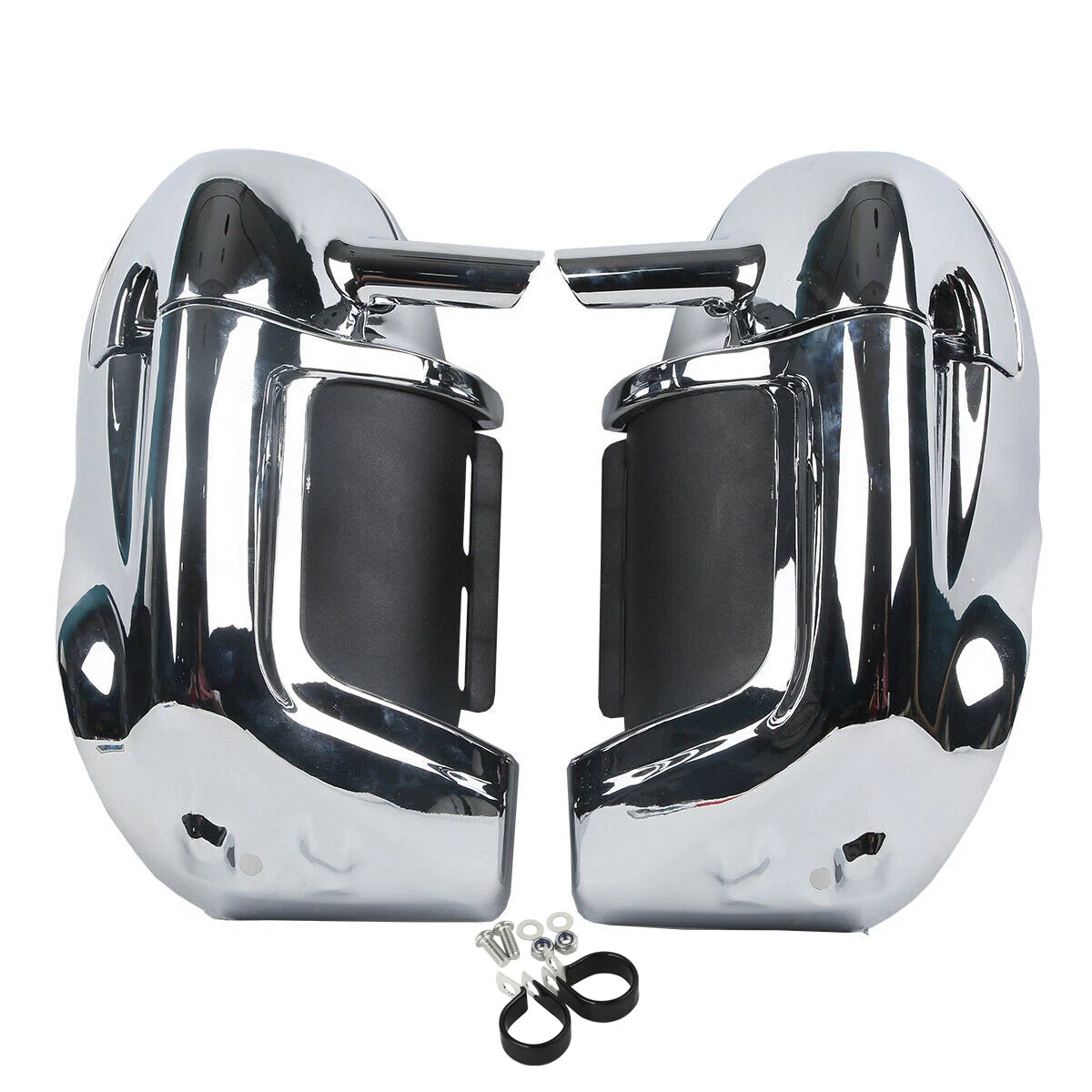 Chrome Lower Vented Leg Fairings for Harley Electra Glide (1983–2013)