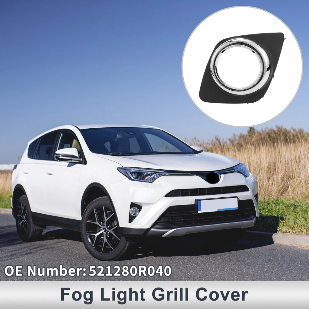 Front Left Fog Light Grill Replacement for Toyota RAV4 (2009–2013)