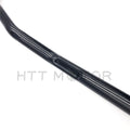 1" Black Dimpled Tracker Handlebars for Harley Dyna Sportster
