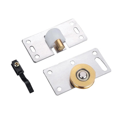 Adjustable Height Sliding Door Roller Kit with 30mm Mute Nylon Wheels