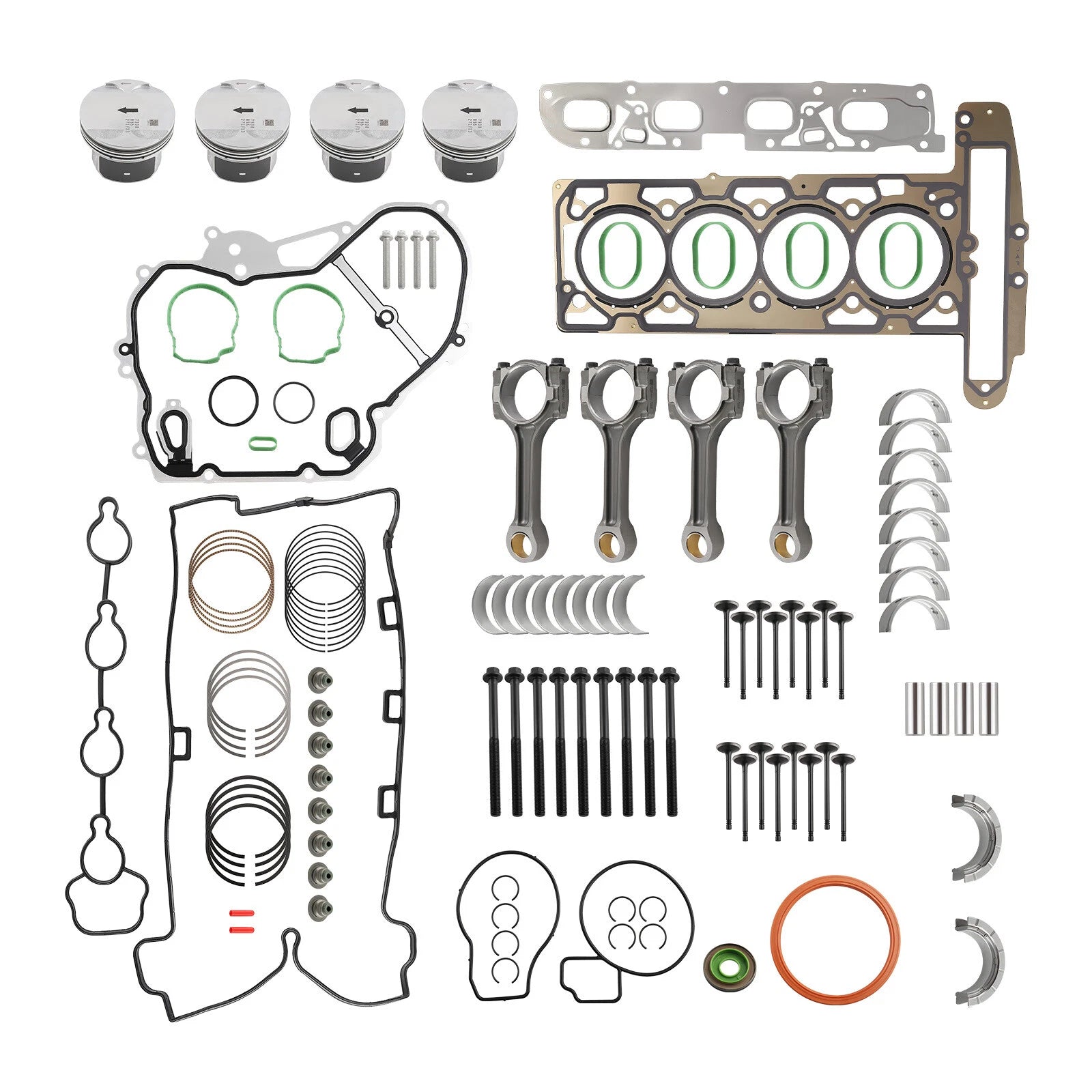 Engine Rebuild Piston Kit & Connecting Rods for Chevrolet Equinox (2010–2017)