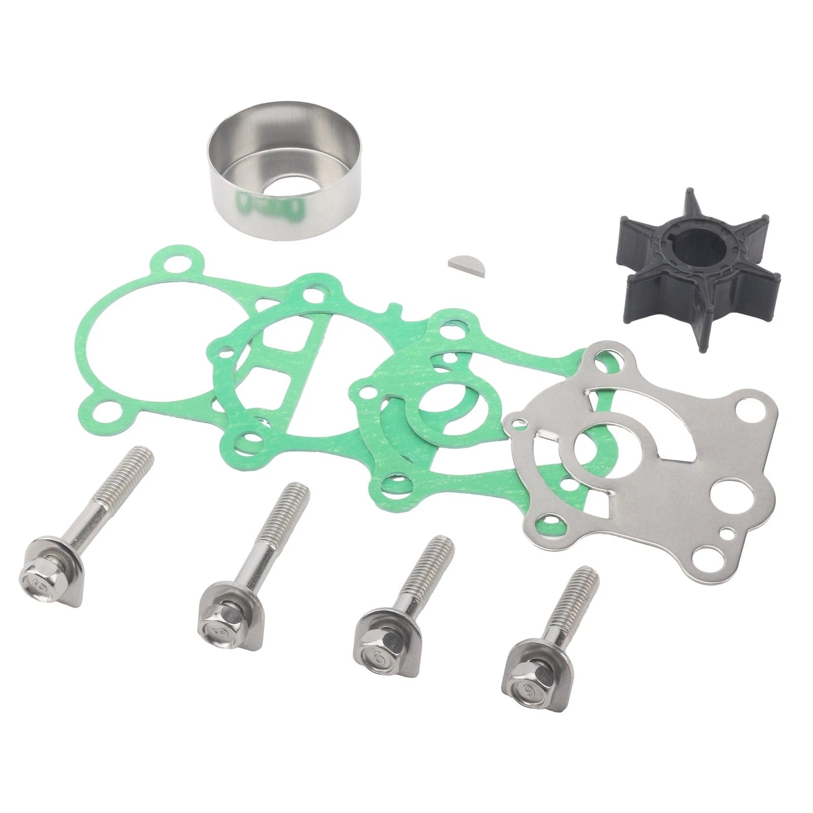 Water Pump Repair Kit for Yamaha 2-Stroke 25-30 HP Outboard (1990–2023)