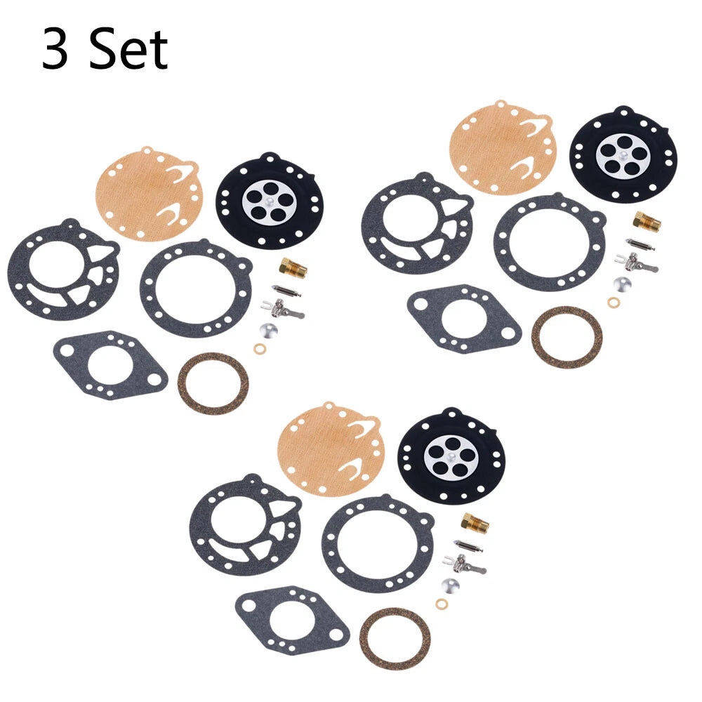 Set of 3 Carburetor Gasket Kit for Tillotson RK-88HL (2-Cycle)