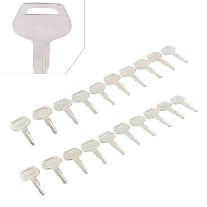 20pcs Ignition Keys Kit for Komatsu Excavator Dozer Loader