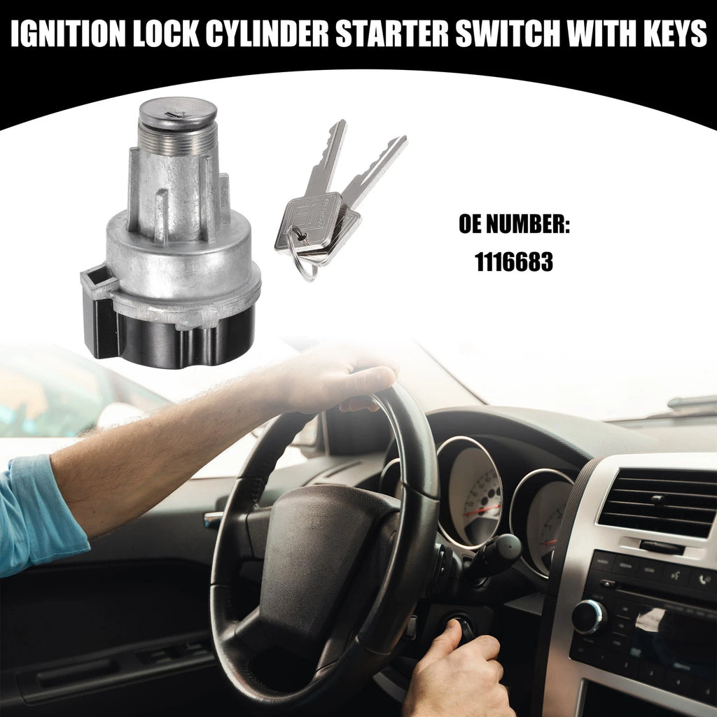 Ignition Lock Cylinder Starter Switch with Keys for Chevrolet B60 (1970–1980)