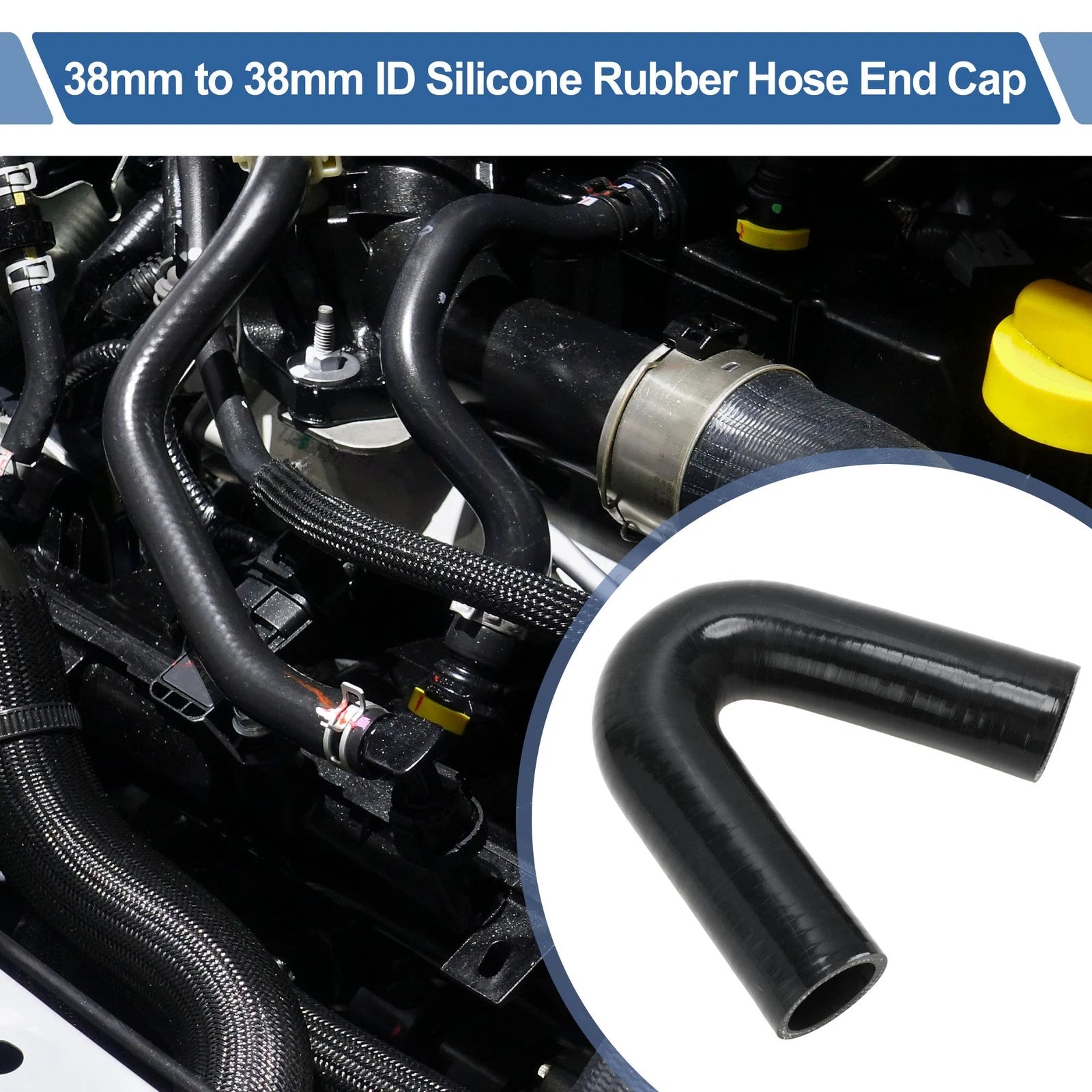 135 Degree 38mm Silicone Elbow for Intercooler Heater (Universal)