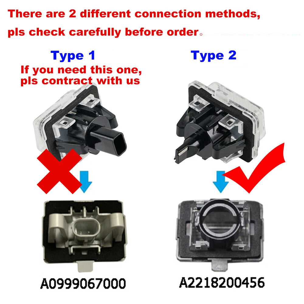 LED License Plate Lights for Benz E-Class W212 (2010–2012)