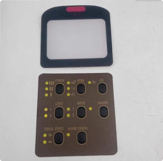Cab Display Button Meter Sticker for CAT E312, 320, 330 V1 V2 B C D