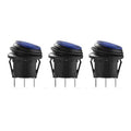 LED Rocker Boot Switch 20A 12V SPST for Car ATV