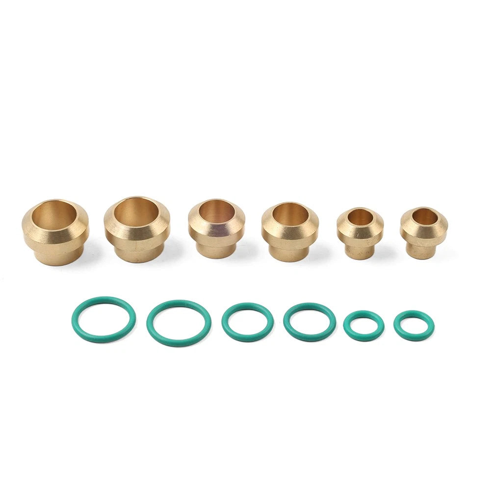 A/C Adapter Fitting Kit for - Male Insert O Ring to Male Flare