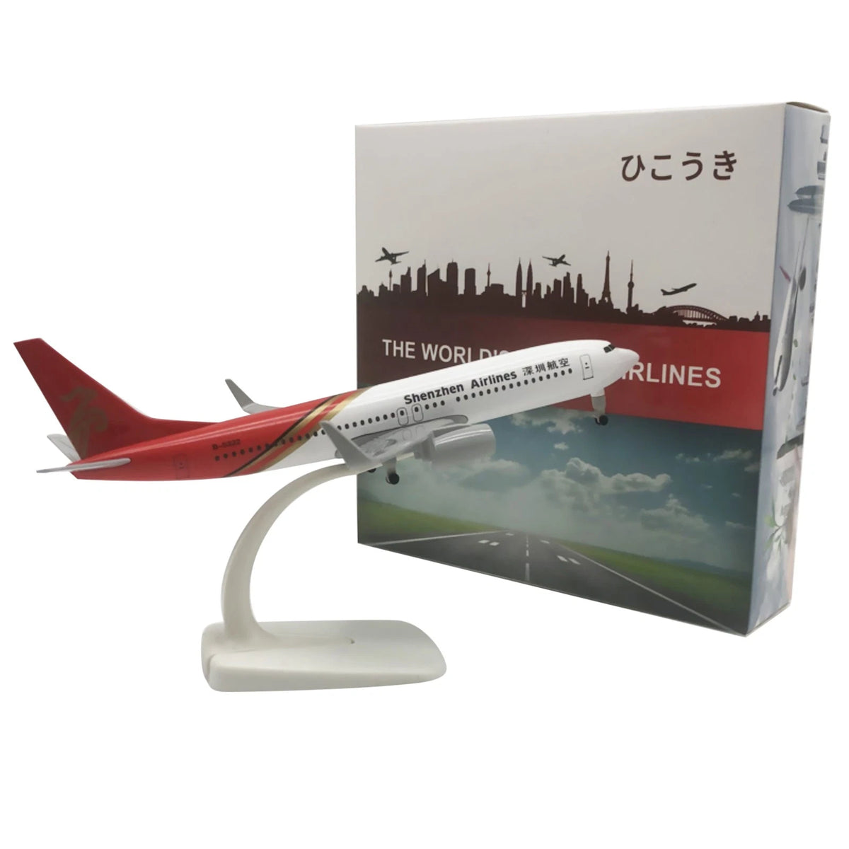Diecast Alloy B737 Model Toy 1/350 Scale (20cm)