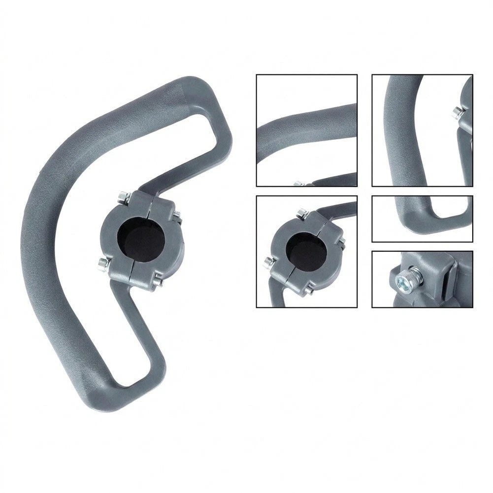 Grey Handle for Lawn Mower Hedge Trimmer Applications (Single-Piece)