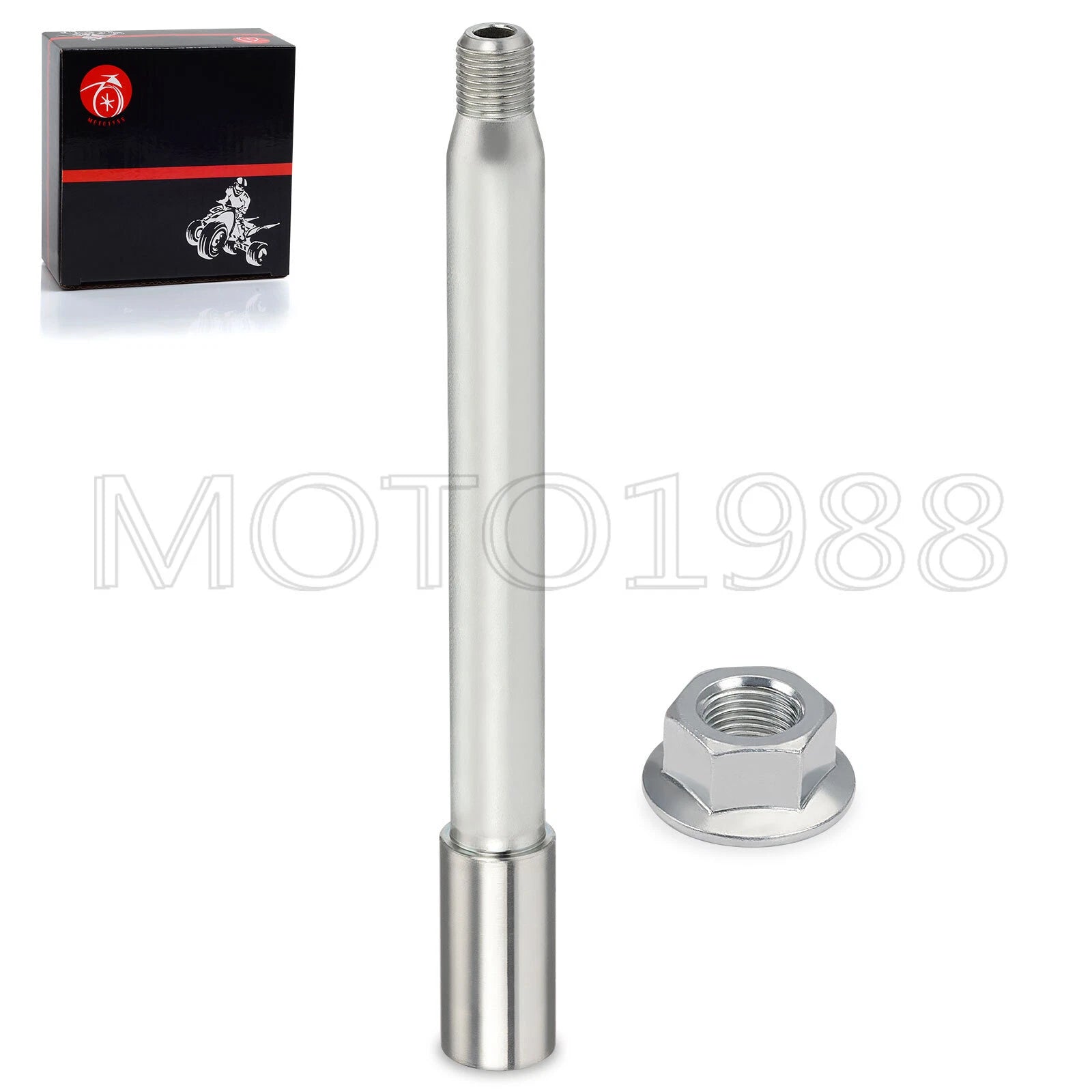 Front Wheel Axle w/ Nut 44301-MEN-000 for Honda CRF250RX CRF450RWE CRF450X (2019–2024)