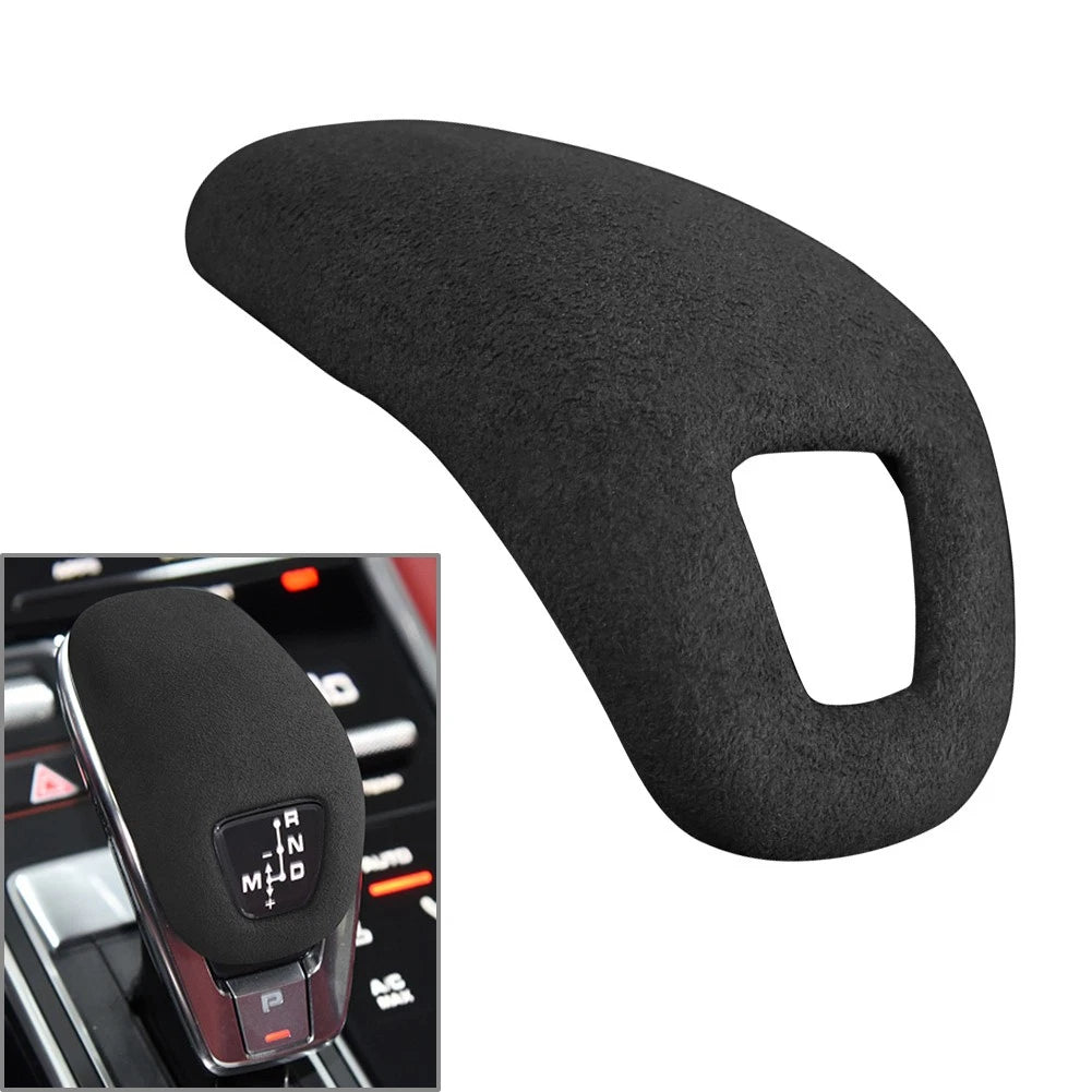 Suede Gear Shift Knob Cover Trim for Porsche Panamera (2017–2025)