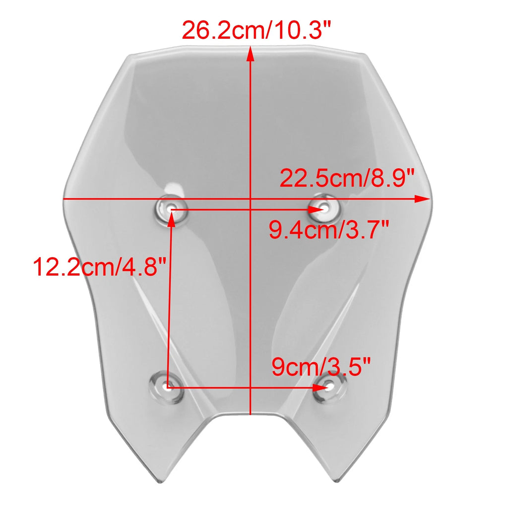 Windshield Windscreen for Kawasaki Z900 (2025–2026) Clear