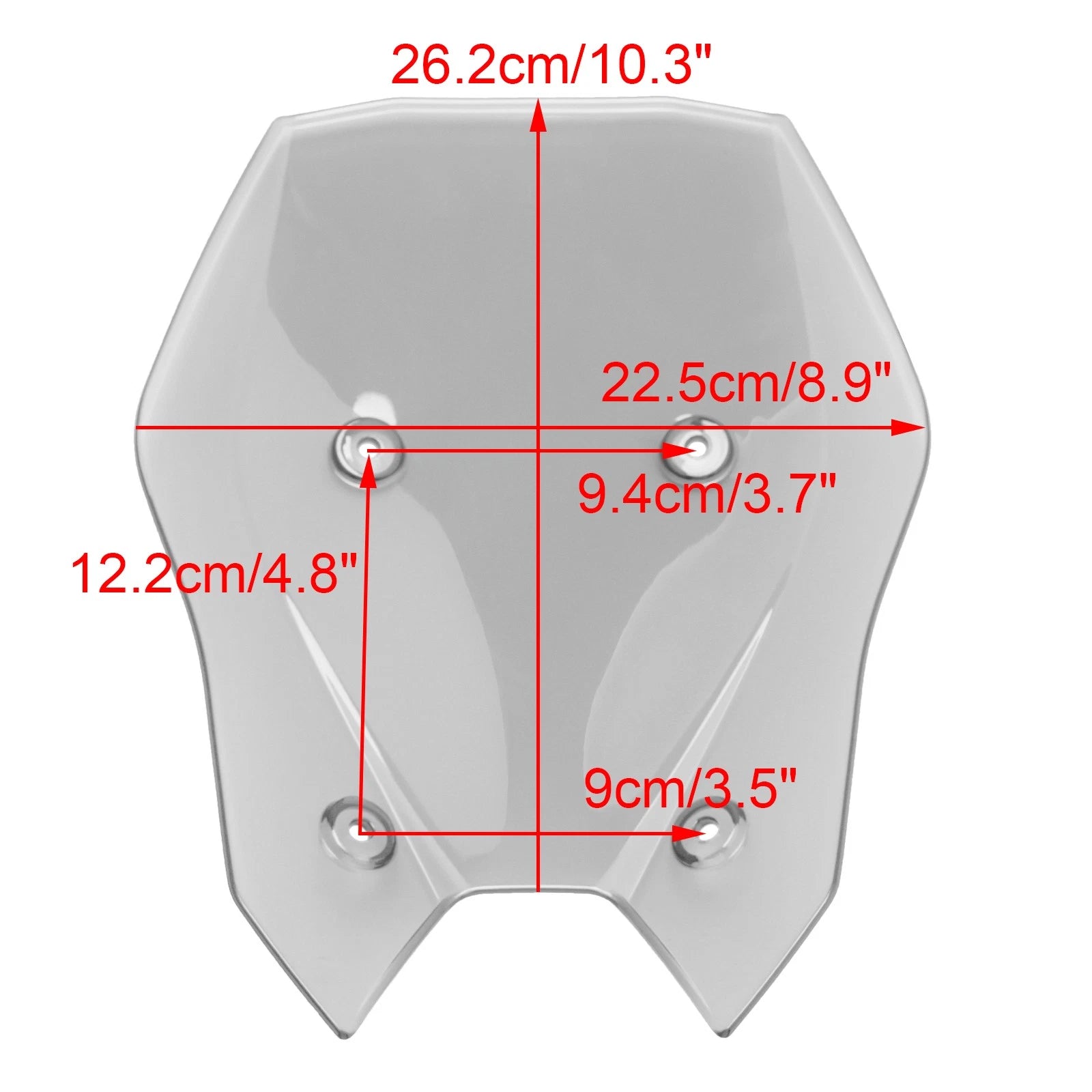 Windshield Windscreen for Kawasaki Z900 (2025–2026) Clear