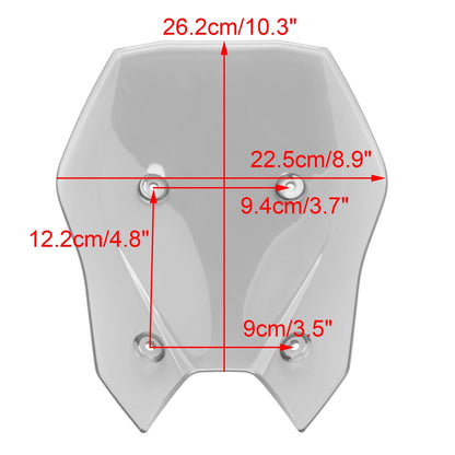 Windshield Windscreen for Kawasaki Z900 (2025–2026) Clear