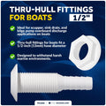 1/2" Thru-Hull Fittings for Boat (FO1866)
