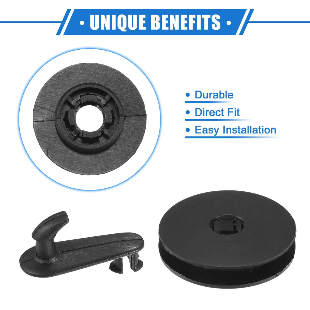 Floor Mat Retainer Clip Kit for Toyota Plastic Black (2005–2018)