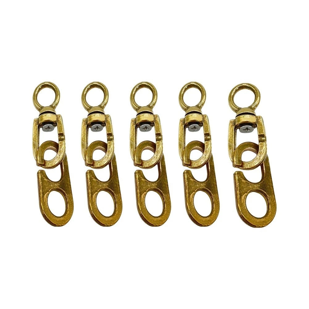 Brass Swivel Snap Hook Flag Pole Attachment for Boat Flag Clip