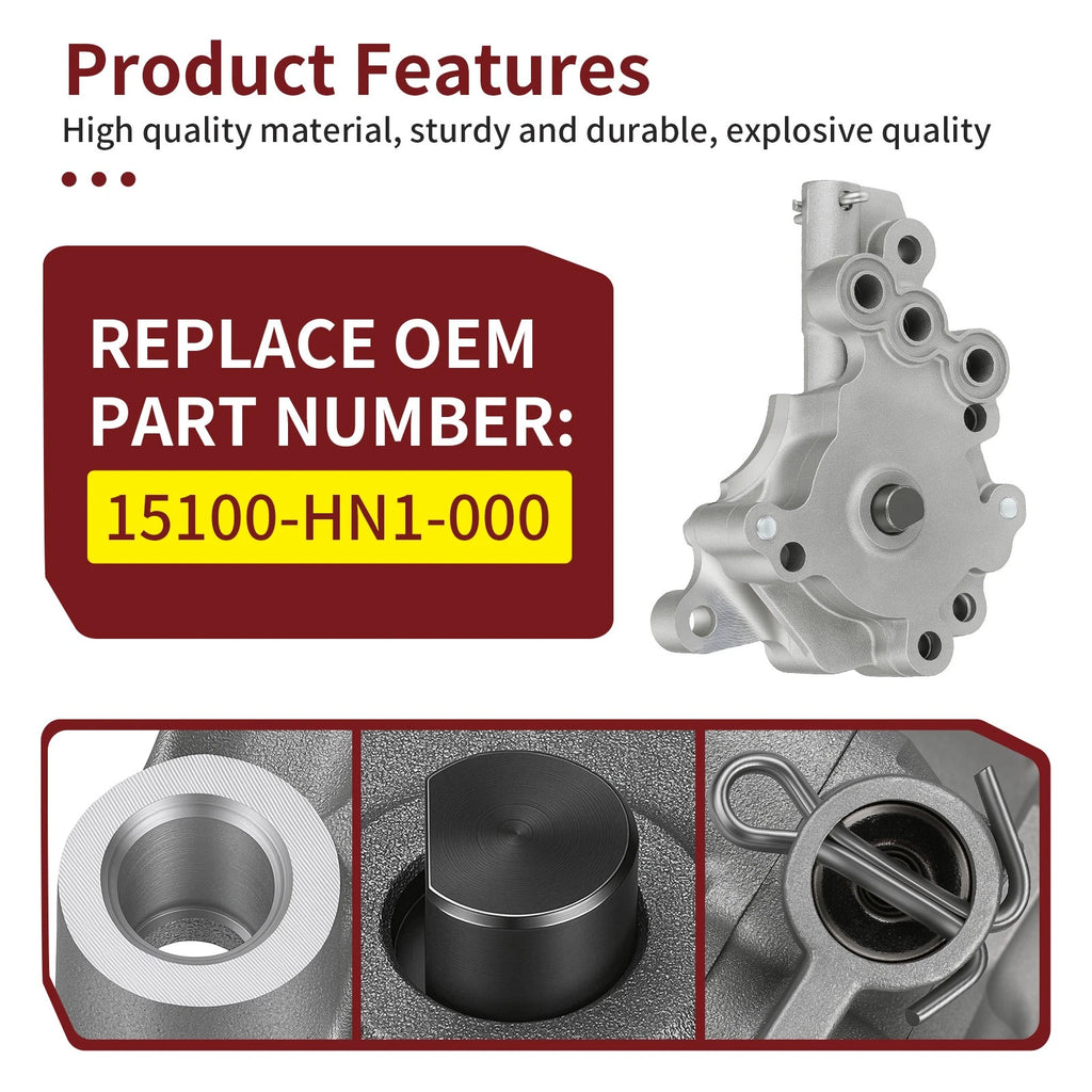 Oil Pump Assembly for Honda Sportrax 400 TRX400EX (1999–2008, 2009, 2012–2014)