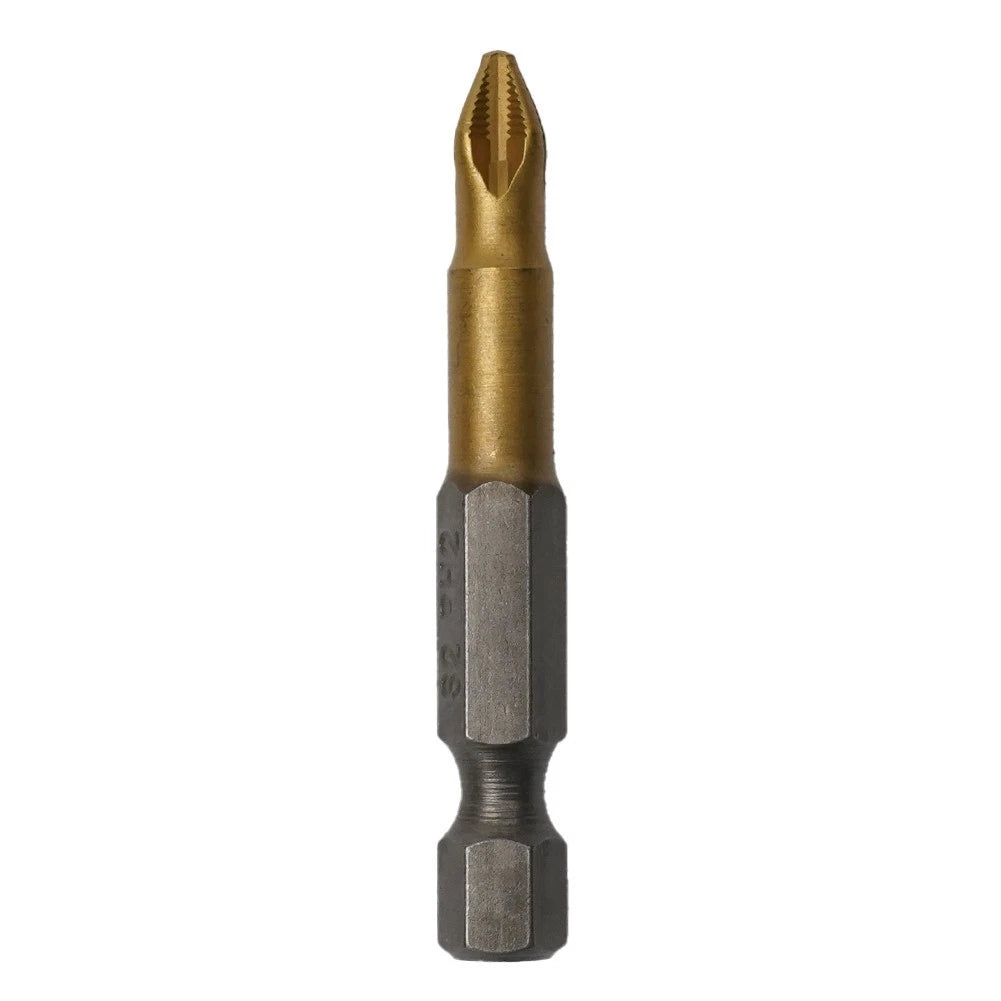 Set of 5 Anti-skid Screwdriver Bits 1/4in 50mm