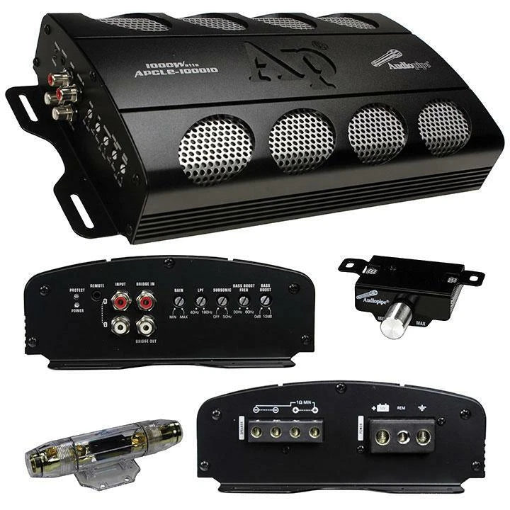 Audiopipe APCLE10001D Class D Mono Amplifier for Audiopipe (1000W)